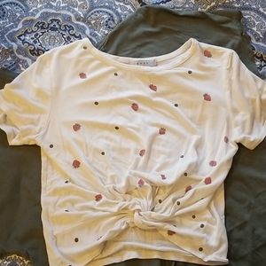 Strawberry crop top